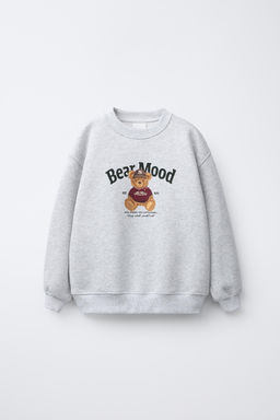 BEAR PRINT SWEATSHIRT