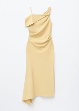 Maxivestido con tirante retorcido