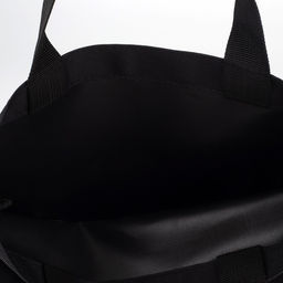 Сумка-шопер Burn with IDEA блёстки, без молнии, без подкладки, цвет чёрный - Nazamok фото 7