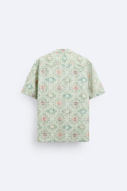 TEXTURED VISCOSE BLEND SHIRT - Zara фото 8