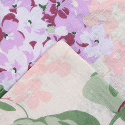 Постельное бельё Этель 1.5 сп Сирень, 143х215 см, 150х214 см, 70х70 см -2 шт,100% хлопок, бязь  фото 4