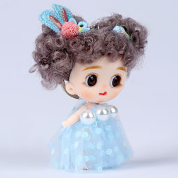 Брелок Куколка с двумя хвостиками, 9 см - Simaland фото 2