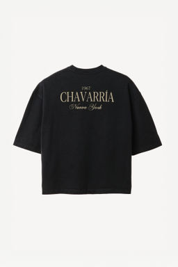 CAMISETA OVERSIZE FIT ESTAMPADO WILLY CHAVARRIA X ZARA / Negro  фото 2