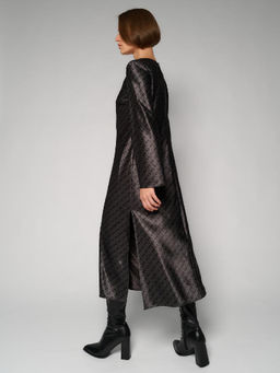 Платье женское 12411-35144 grey-black - Eleganzza фото 3