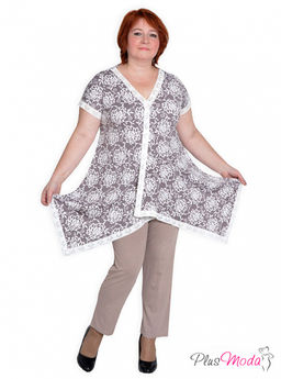 Туника Модель №279 размеры 44-80 - Plusmoda фото 8