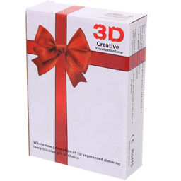 Светильник ночник "3D-Чувства" на пластиковой подставке, с включателем USB