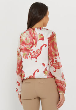 Блузка женская дл. рук. KATHARINA KROSS KK-B-005А-белый фото 3