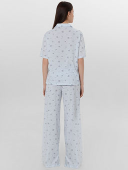 Комплект домашний женский голубой