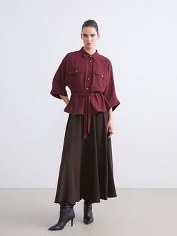 Ba?lamal? Oversize Kad?n G?mlek