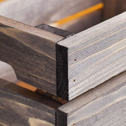 Подарочный ящик, 30×20×14.5 см, деревянный, с ручкой, цвет состаренный дуб