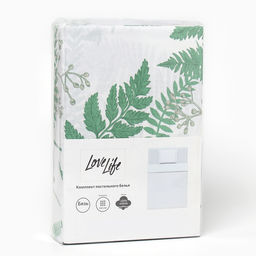 КПБ LoveLife 1.5 сп Гербарий 147*210,150*215,70*70 -1 шт,100% хлопок,бязь 120 г/м2  фото 11