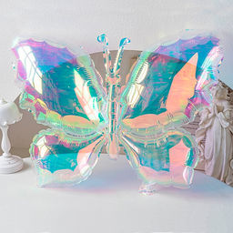 Цена за 2 шт. Воздушный шар фольгированный 35" «Бабочка»