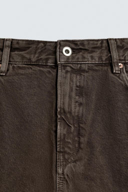 JEANS FLARE FIT ROTOS / Marr?n - Zara фото 15
