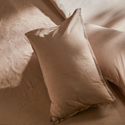 Простыня евро SL Home Деним, 235245 см, бежевая, жатый хлопок - Sima-land home фото 7