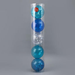 Ёлочные игрушки Барбара, шары новогодние, d=15 см, набор 5 шт., МИКС - Зимнее волшебство фото 6