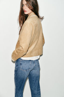 FAUX SUEDE JACKET - Zara фото 7