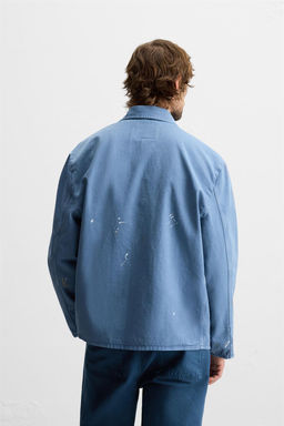 PAINT SPLATTER OVERSHIRT - Zara фото 3