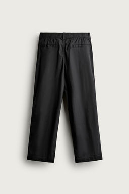 PANTAL?N RELAXED FIT PLIEGUES / Negro - Zara фото 4