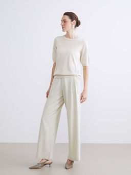 Bisiklet Yaka Kad?n Triko Kazak