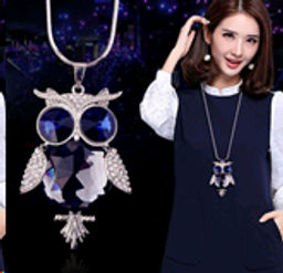 Подвеска-кулон на цепочке 72 см Сова / YD10230/1 /уп 6/серебро - Галеонтрейд фото 6