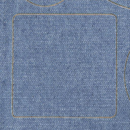 Цена за 2 шт. Набор заплаток джинсовых, клеевые, лист 10 × 18 см, 10 шт, цвет светлая джинса