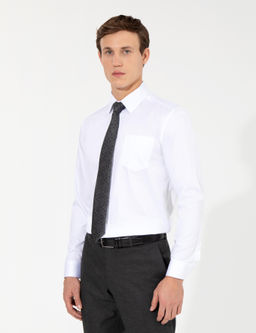 Beyaz Regular Fit Uzun Kollu Klasik G_mlek - Pierre cardin фото 3