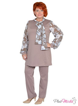 Туника Модель №1370 размеры 44-84 - Plusmoda фото 5