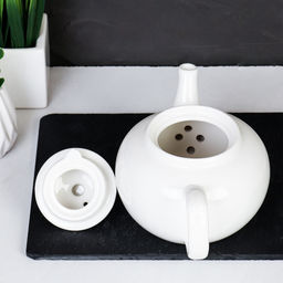 Чайник заварочный 400 мл костяной фарфор белый арт.FY24002 (729940)