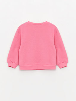 Bisiklet Yaka Uzun Kollu Bask?l? K?z Bebek Sweatshirt 2li - Waikiki фото 3