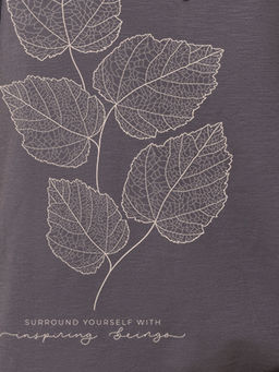 VILATTE / Футболка из фактурного полотна с авторским принтом  фото 2