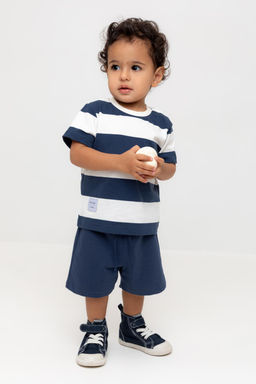 КР 400658/синий космос к564 шорты д/мал яс