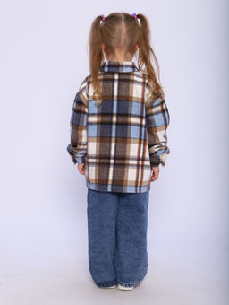 РБ012 Рубашка "Бавария" 3 (голубой; коричневый)