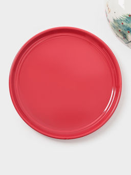 Блинница новогодняя Доляна «Волшебный праздник», 23.5×9.7 см, доломит, белая