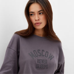 Футболка женская MIST Moscow размер 46-48 (L-XL), серая