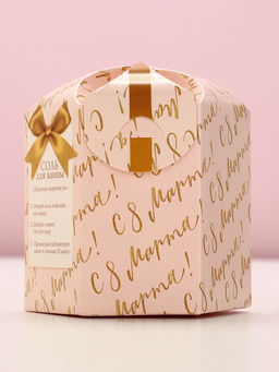 Соль для ванны С 8 Марта!, 300 г, аромат нежной карамели, Чистое счастье  фото 5