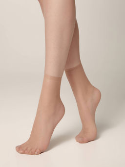 Цена за 2 пары. Носки Классические CONTE SUMMER 8 (2 пары) Носки женские natural