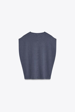 WASHED INTERLOCK T-SHIRT - Zara фото 23