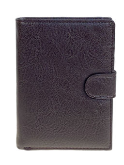 Кошелек-органайзер мужской из натуральной кожи, цвет кофе