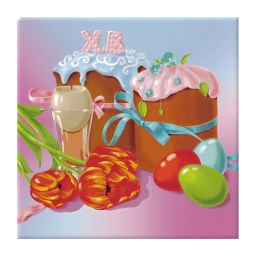 Подставка под горячее 14*14см "Пасха МТ18-14