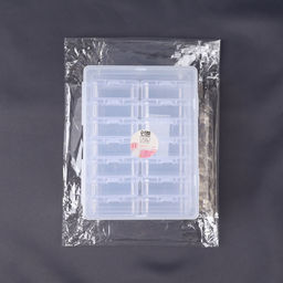 Органайзер для хранения мелочей, 14 баночек, 15.7×11.7×7.2 см, прозрачный