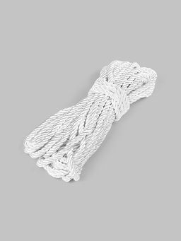 Шнур витой мебельный арт.SHDV6207 12мм цв.белый, уп.10м