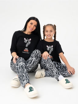 Пижама "Зебра" детская девочка с брюками