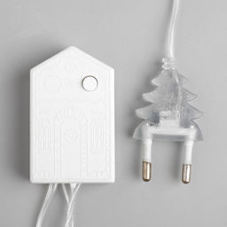 Гирлянда Нить 4 м с насадками Сердечко, IP20, прозрачная нить, 20 LED, свечение белое, 8 режимов, 220 В - Luazon lighting фото 6