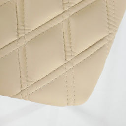 Стул для кухни «Клик Мебель. Волна», искусственная кожа, ромб, цвет светло - бежевый