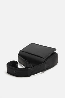 NYLON CROSSBODY BAG WITH FLAP - Zara фото 4