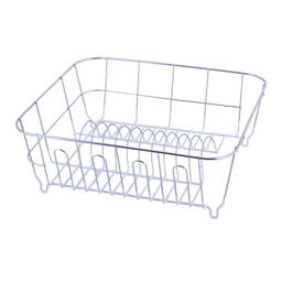 _Сушилка для посуды 37*33*13,5 хром с поддоном (бел.) арт. 0763D/A