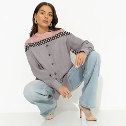 Свитшот дизайнерский Всплеск эмоций (gray) - Charutti фото 6