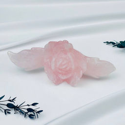 Цветок из Розового кварца