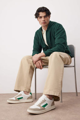 Beyaz Blok Renk Detayl? Retro Erkek Sneaker
TAKAW26SN00021 - Trendyolmilla фото 2