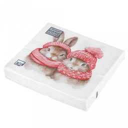 Салфетки бумажные Bouquet Home Collection Classic 33х33см, 3-х слойные, 20 штук в упаковке, 100% целлюлоза, Милые пушистики (Россия) - Домашняя мода фото 3